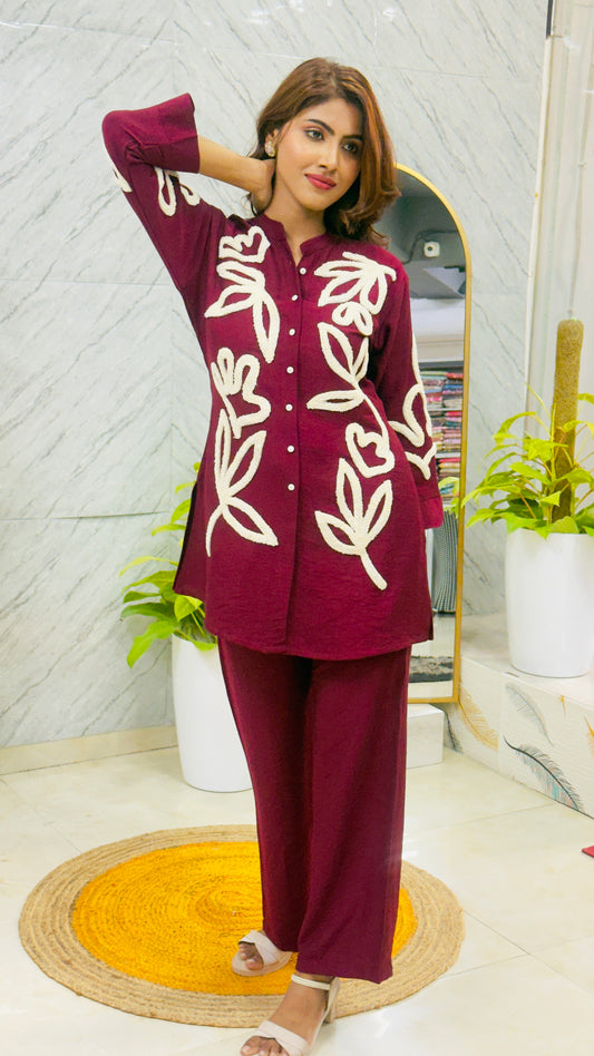 Wine co- ord set
